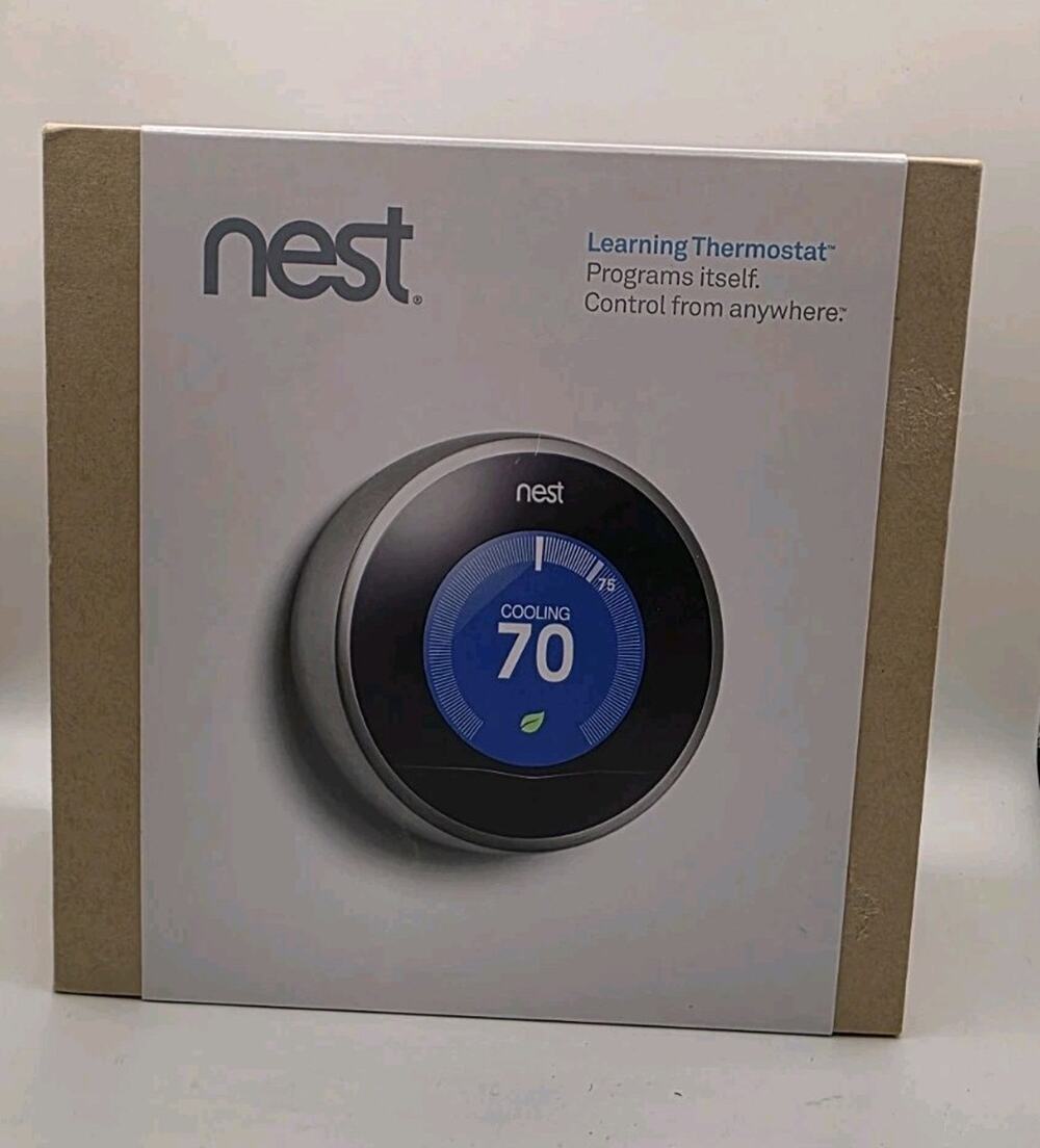Nest-Learning Thermostat Untested Cracked Screen